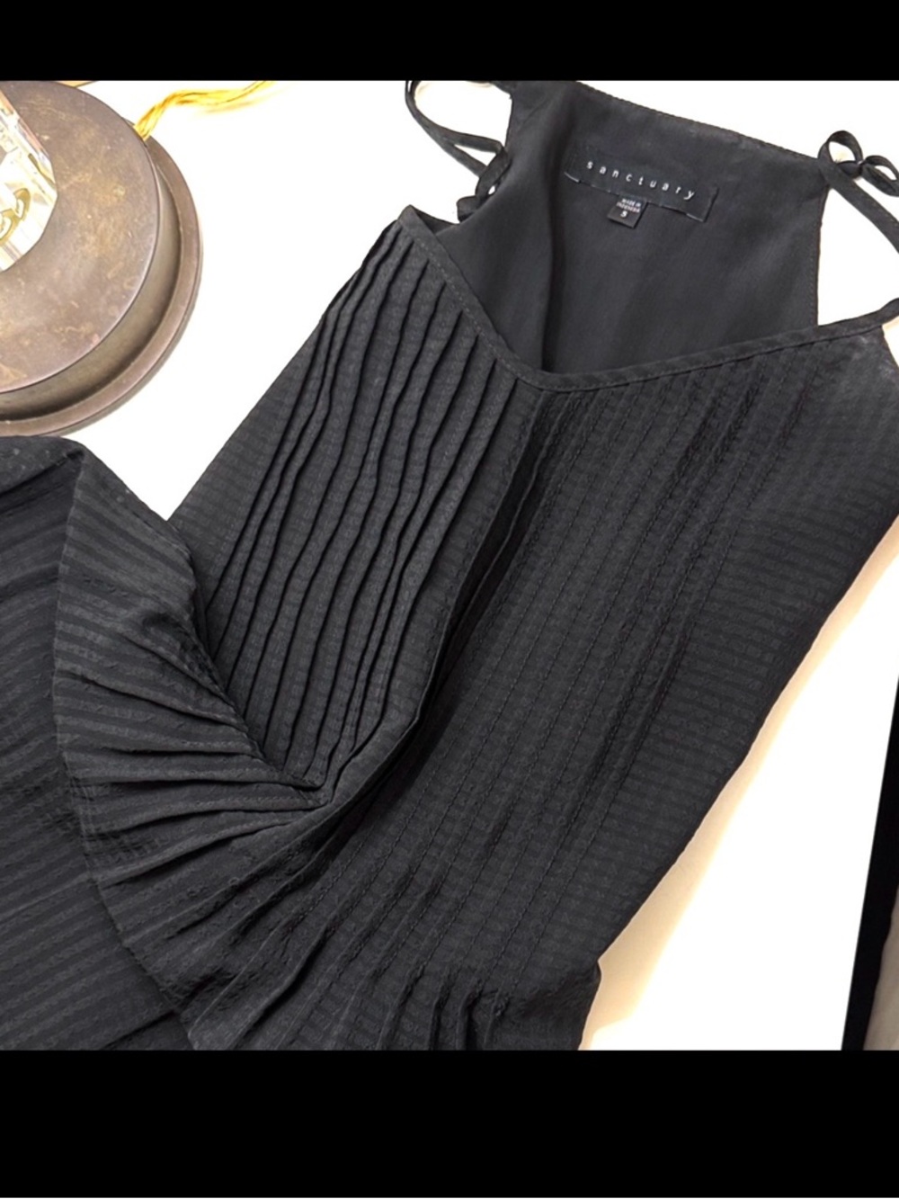 LBD Black Asymmetrical Dress by Sanctuary